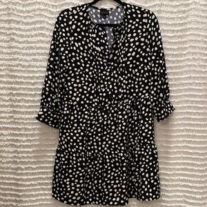 Black and White Polka Dot Dress